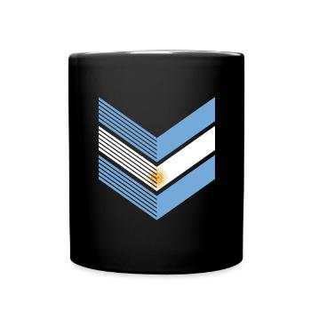 Argentina Flag South America Argentine Flag - Full Colour Mug - black - Front