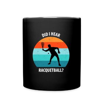 Racqueetball - Full Colour Mug - black - Front