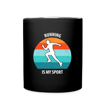 Floorball, Floorball, Hockey sur gazon, Hockey en salle - Mug uni - noir - Devant