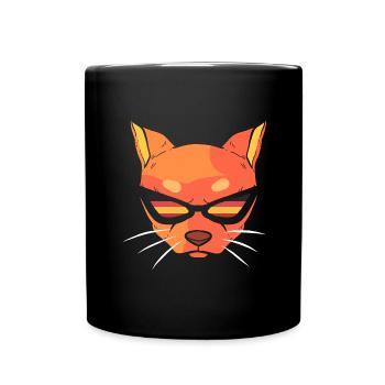 Deutschland - Tasse einfarbig - Schwarz - Vorne