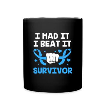 Cancer du poumon - Mug uni - noir - Devant