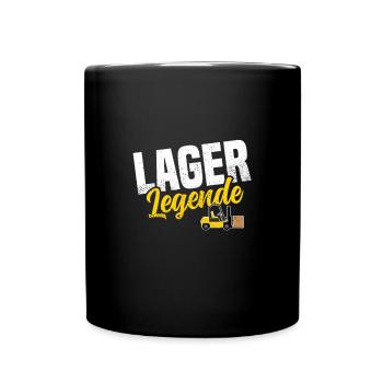 Lager Legende - Tasse einfarbig - Schwarz - Vorne