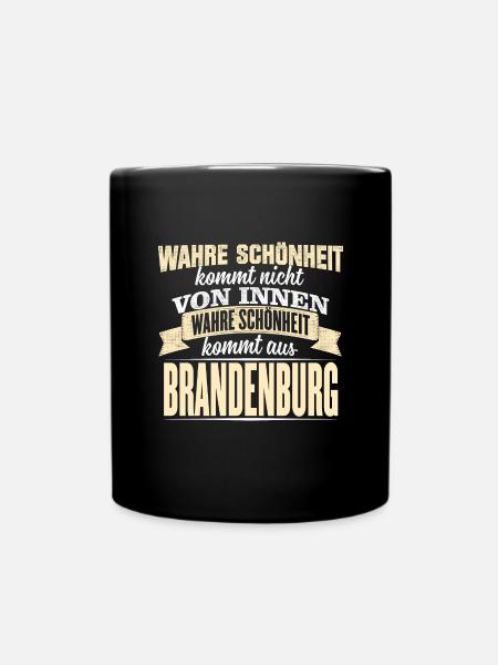 BRANDENBURG - Schönheit - Tasse einfarbig - Schwarz