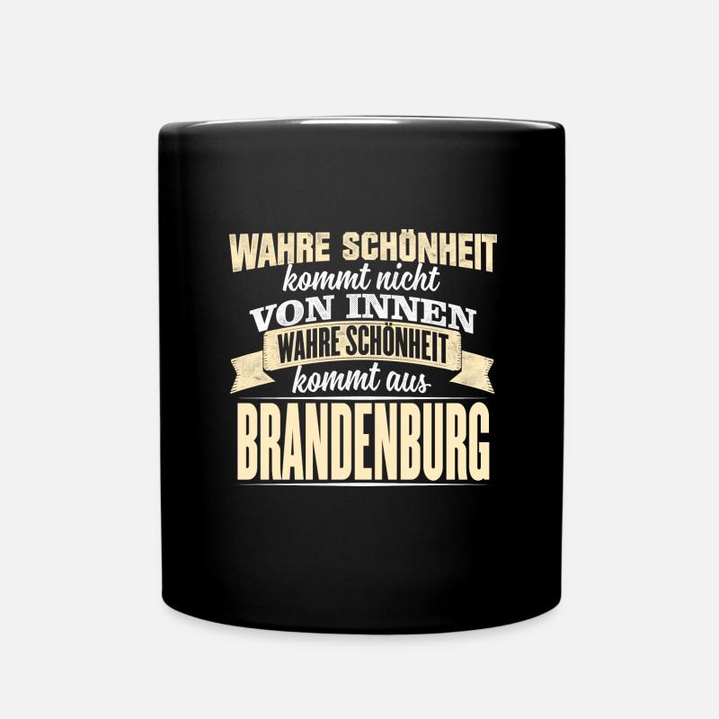 BRANDENBURG - Schönheit - Tasse einfarbig - Schwarz