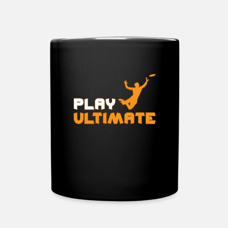 Ultimate Frisbee - Full Colour Mug - black