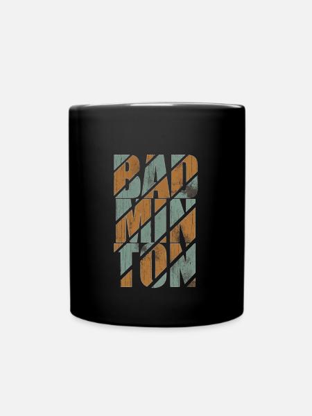 Badminton - Mug uni - noir