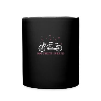 Tandem T-shirt & idée cadeau - Mug uni - noir - Devant