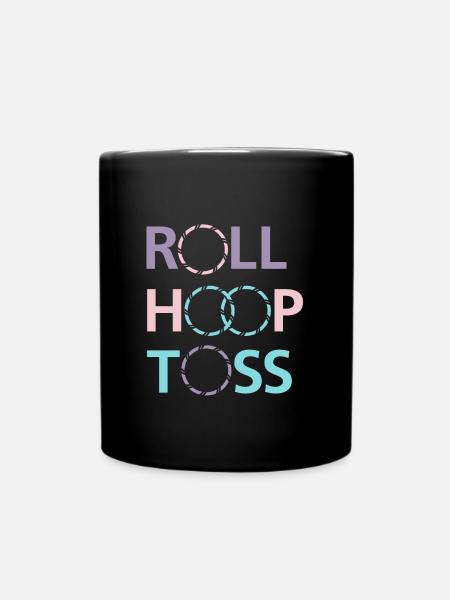 Hula Hoop - Tasse einfarbig - Schwarz