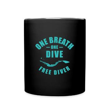 apnea - Full Colour Mug - black - Front