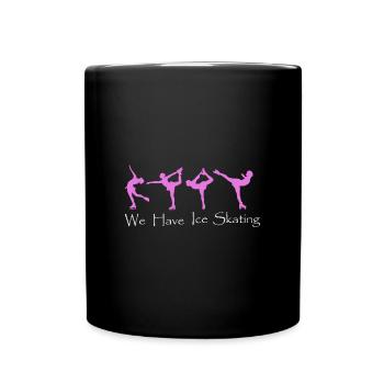 Figure skating - Full Colour Mug - black - Front