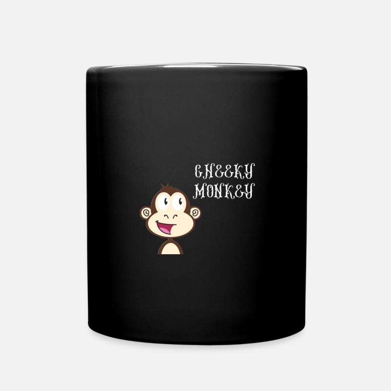 Cheeky Monkey - Full Colour Mug - black