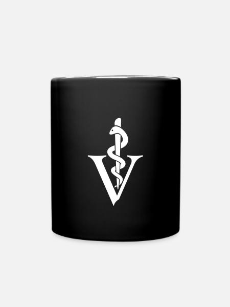 Tolles Tierarzt T-Shirt & Geschenkidee - Tasse einfarbig - Schwarz