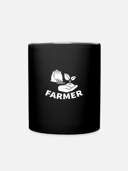 Bauer - Tasse einfarbig - Schwarz