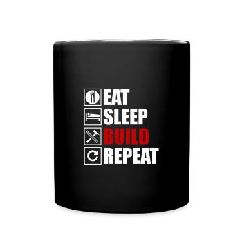 Menuisiers & menuisiers - Mug uni - noir - Devant