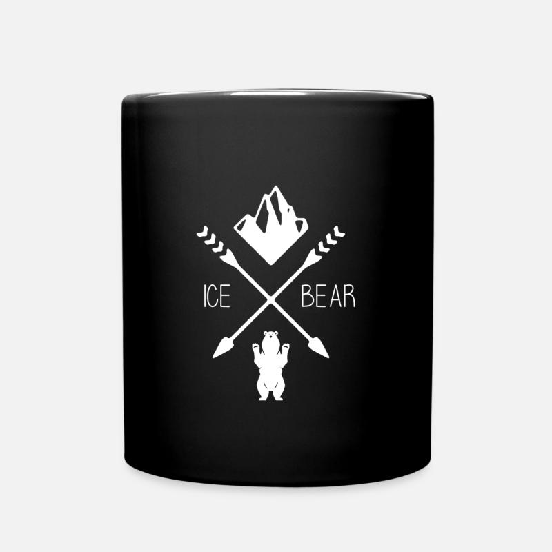 Eisbär - Tasse einfarbig - Schwarz