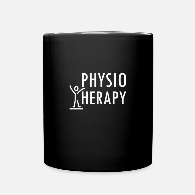 Physiotherapy T-Shirt - Full Colour Mug - black