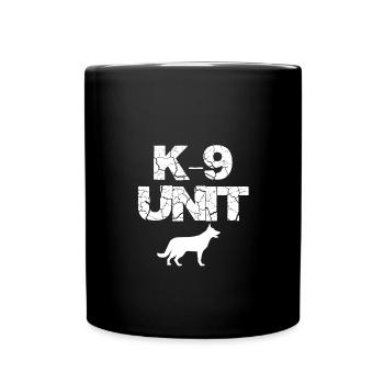 Hundestaffel T-Shirt & Polizei Geschenk - Tasse einfarbig - Schwarz - Vorne