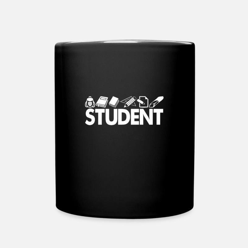 Student - Tasse einfarbig - Schwarz