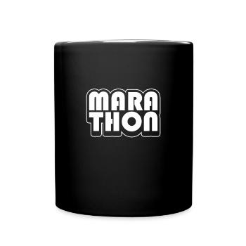 Marathon - Mug uni - noir - Devant