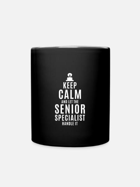 Senior IT-Spezialist Geschenkidee - Tasse einfarbig - Schwarz
