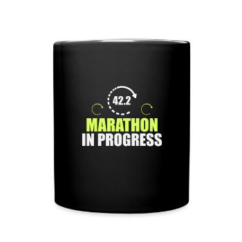 Marathon - Full Colour Mug - black - Front