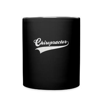 Chiropraktiker - Tasse einfarbig - Schwarz - Vorne