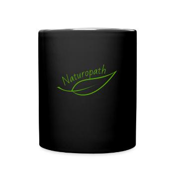 Heilpraktiker Und Naturheilkunde - Tasse einfarbig - Schwarz - Vorne