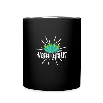Naturheilkunde & Heilpraktiker Geschenkidee - Tasse einfarbig - Schwarz - Vorne