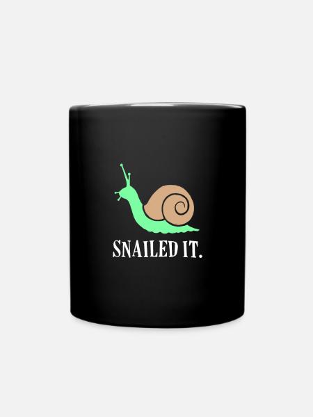 Escargot - Mug uni - noir