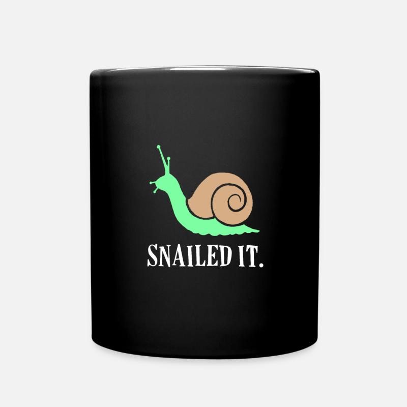 Schnecke - Ensfarvet krus - sort
