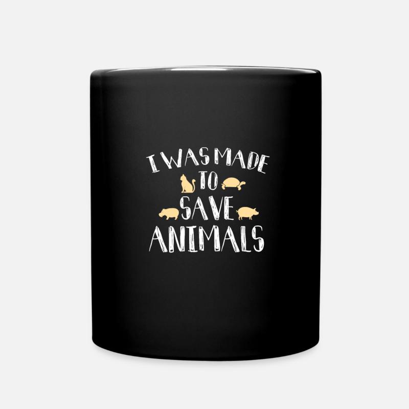 Défenseurs des animaux - Mug uni - noir