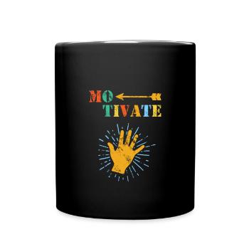 Ergotherapie - Tasse einfarbig - Schwarz - Vorne