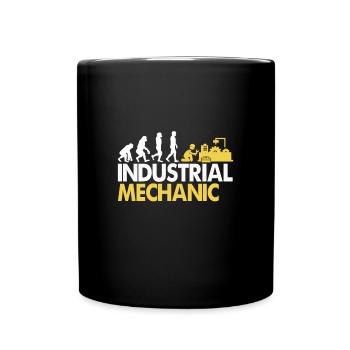 Mécanicien industriel Evolution Shirt & Cadeau - Mug uni - noir - Devant