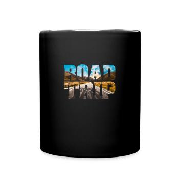 Road Trip Reise Shirt & Geschenkidee - Tasse einfarbig - Schwarz - Vorne