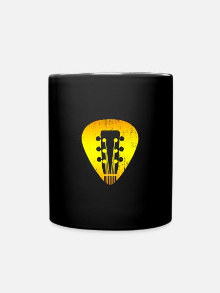 Guitar - Full Colour Mug - black