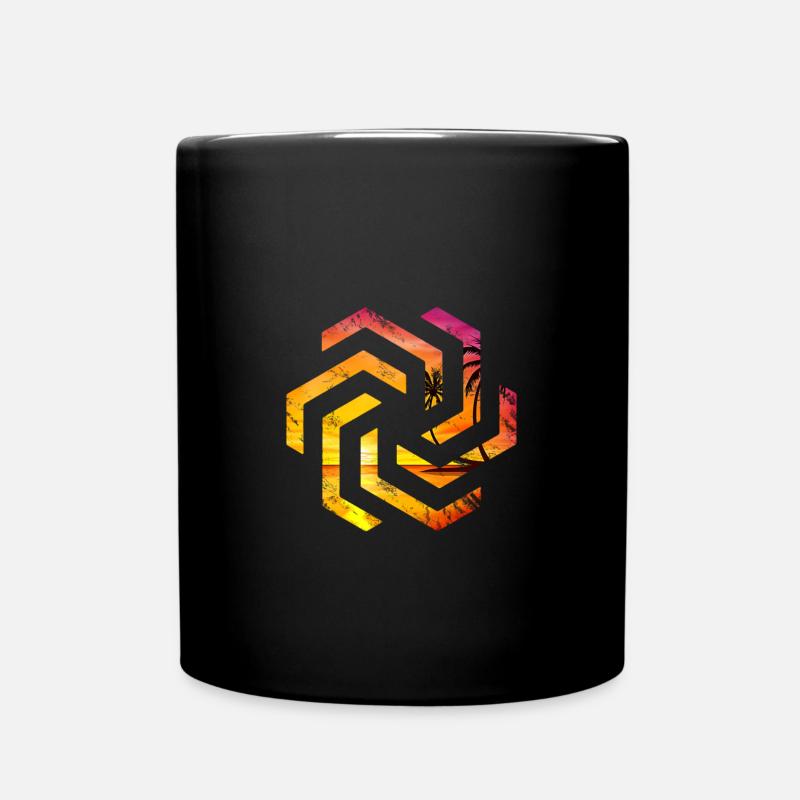 Sommer Design - Tasse einfarbig - Schwarz