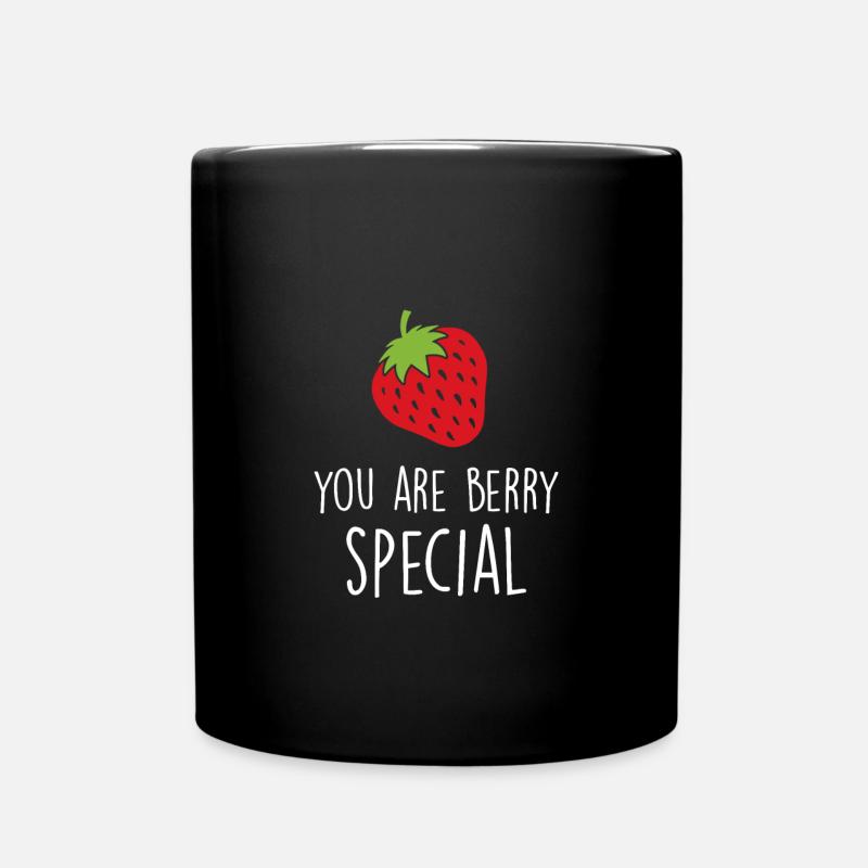 Fraises - Mug uni - noir