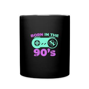 Né Dans les années 90 - Mug uni - noir - Devant