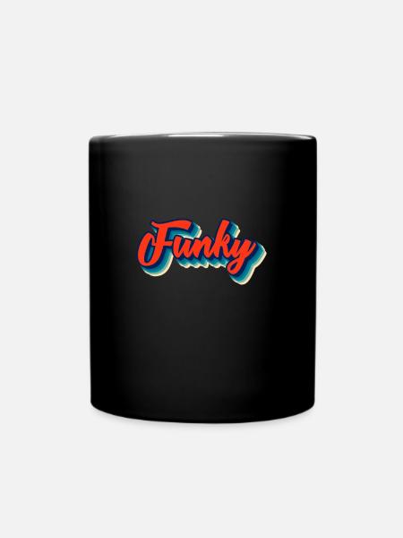 Funky - Full Colour Mug - black