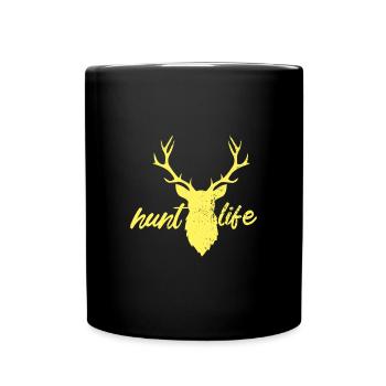 Cerf Chasse T-shirt - Mug uni - noir - Devant
