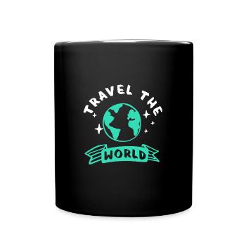 Travel the World - Travel the world - Full Colour Mug - black - Front