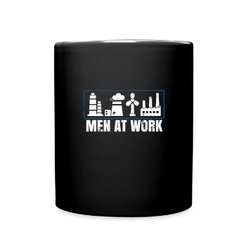 Power plant employee - Full Colour Mug - black - Front