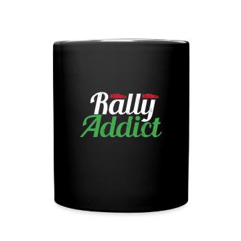 Rallye Und Motorsport - Tasse einfarbig - Schwarz - Vorne