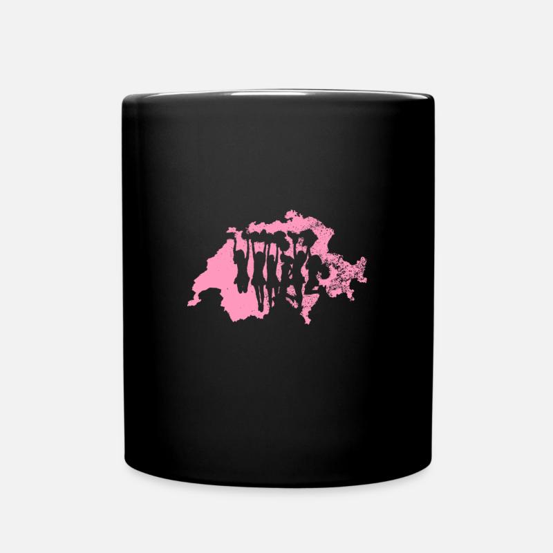 Cheerleading Schweiz - Tasse einfarbig - Schwarz
