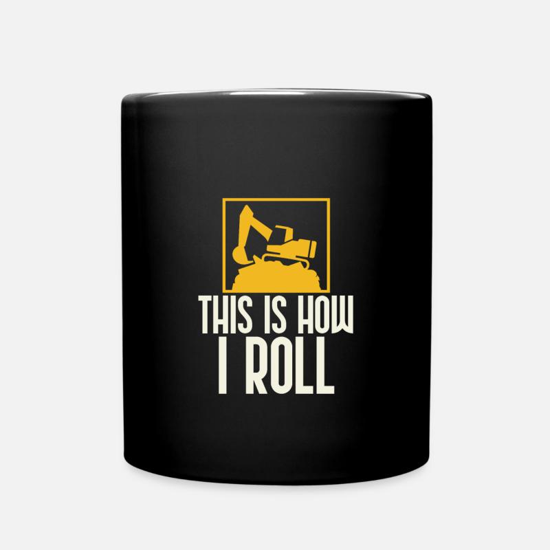 Maglietta per escavatore e idea regalo Driver per escavatore - Tazza monocolore - nero