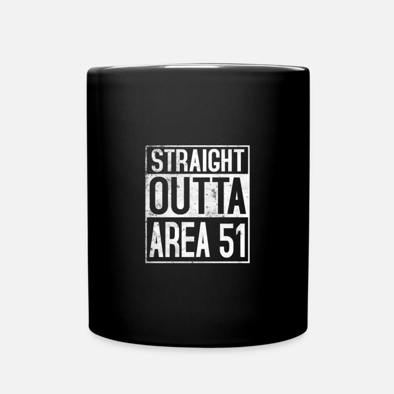 Area 51 - Tasse einfarbig - Schwarz