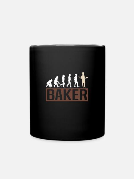 Bäcker - Tasse einfarbig - Schwarz