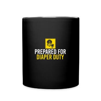 Fatherhood baby father gift - Full Colour Mug - black - Front