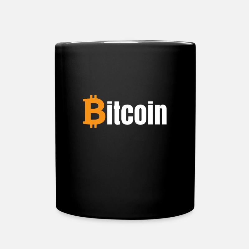 Bitcoin - Tasse einfarbig - Schwarz