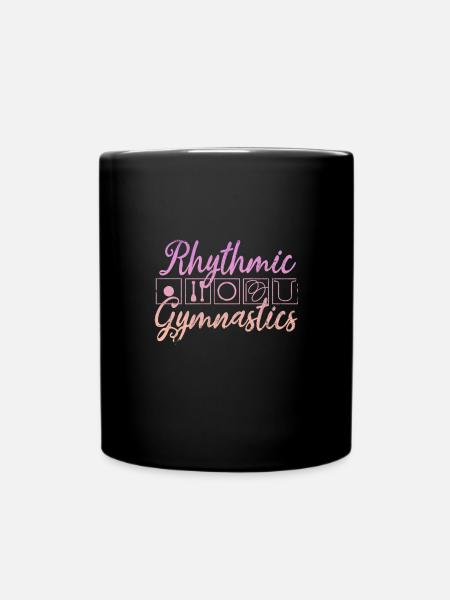 Rhythmische Sportgymnastik Geschenk - Tasse einfarbig - Schwarz
